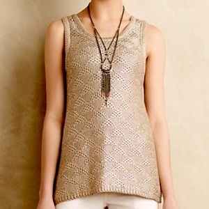 Moth Anthropologie crochet tank